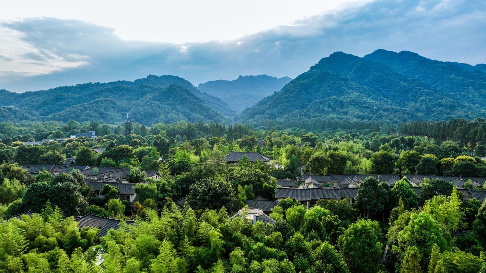 Six Senses Qing Cheng Mountain Hotel Chengdu Luaran gambar